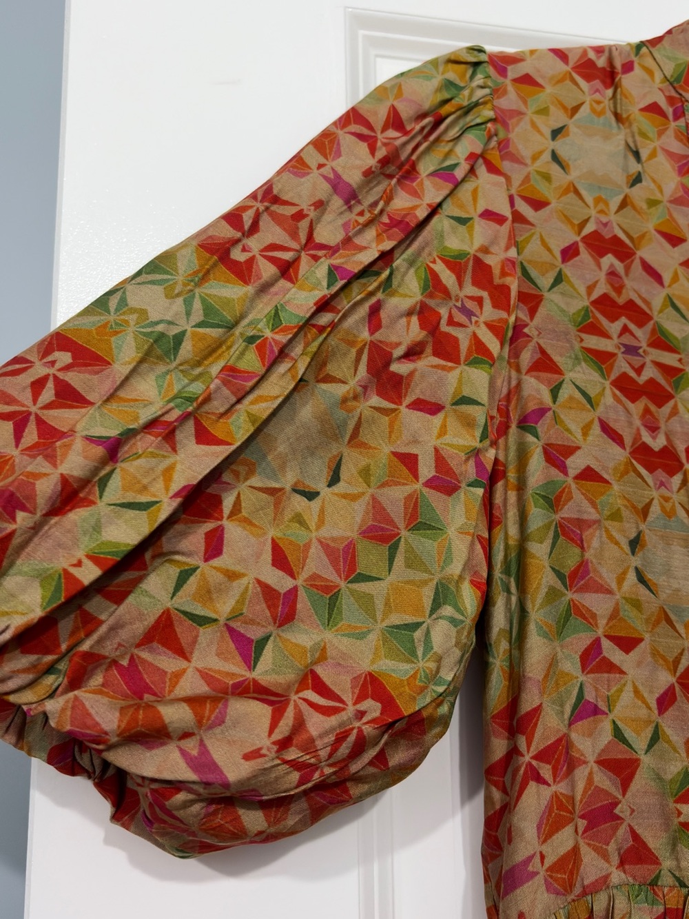 Multicolor Geometric Dress - Picture 2 of 8